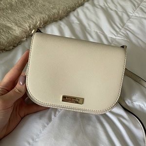 Kate Spade light pink/almost white crossbody